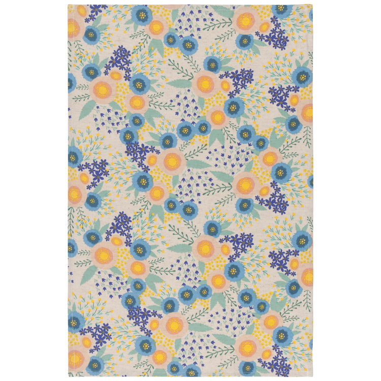 Rosa Printed Cotton Dishtowel
