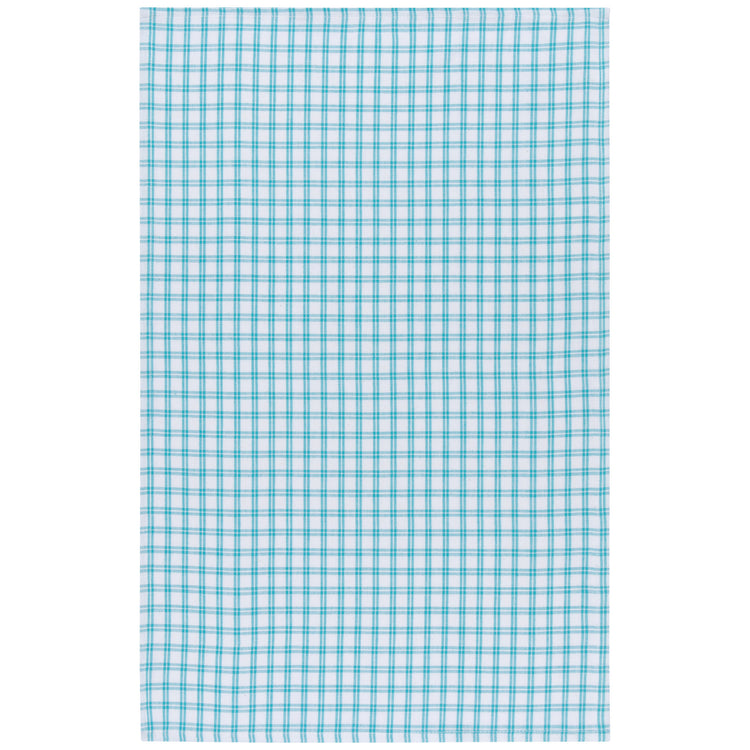 Tic Tac Toe Bali Blue Dishtowel Set of 3