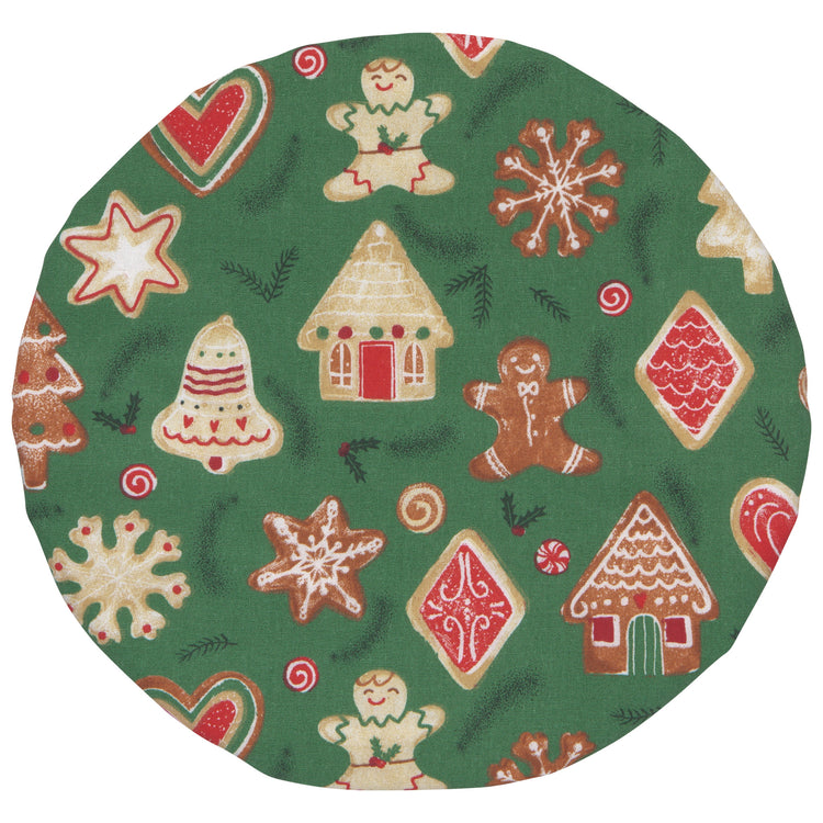 Christmas Cookies Bowl Covers Set of 2