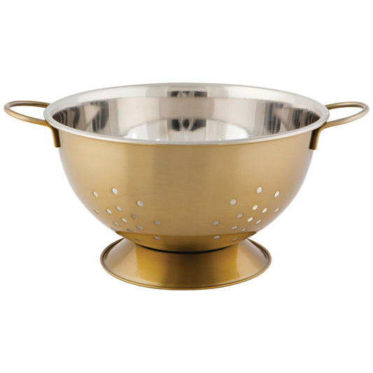 Steel Gold Colander Large