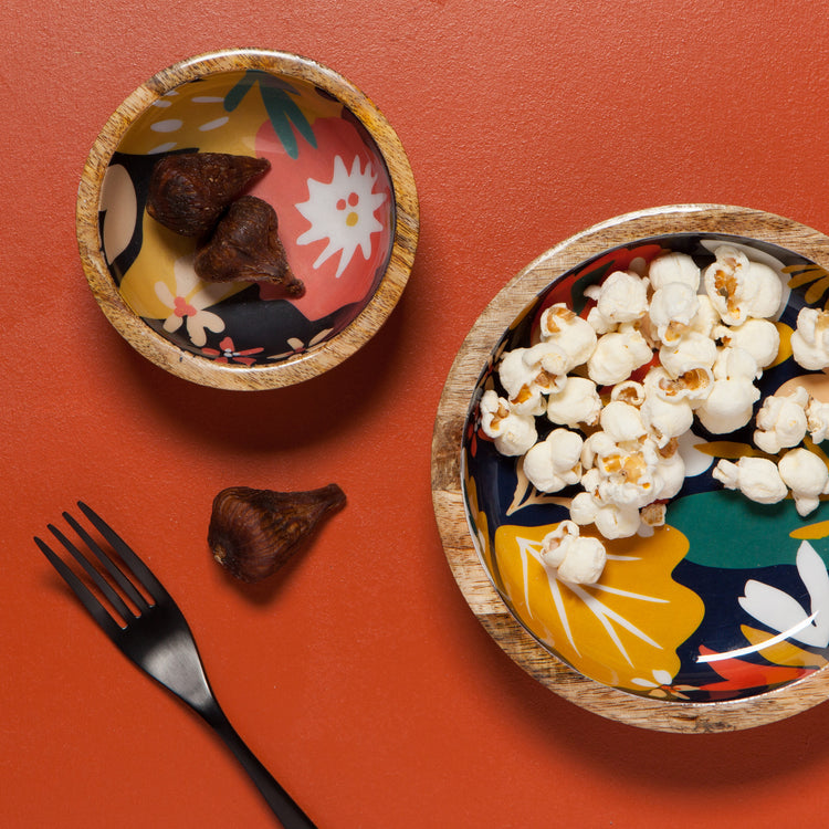 Superbloom Mango Wood Mini Bowl