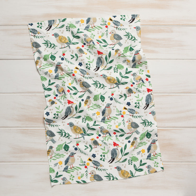 Flock Together Cotton Dishtowel