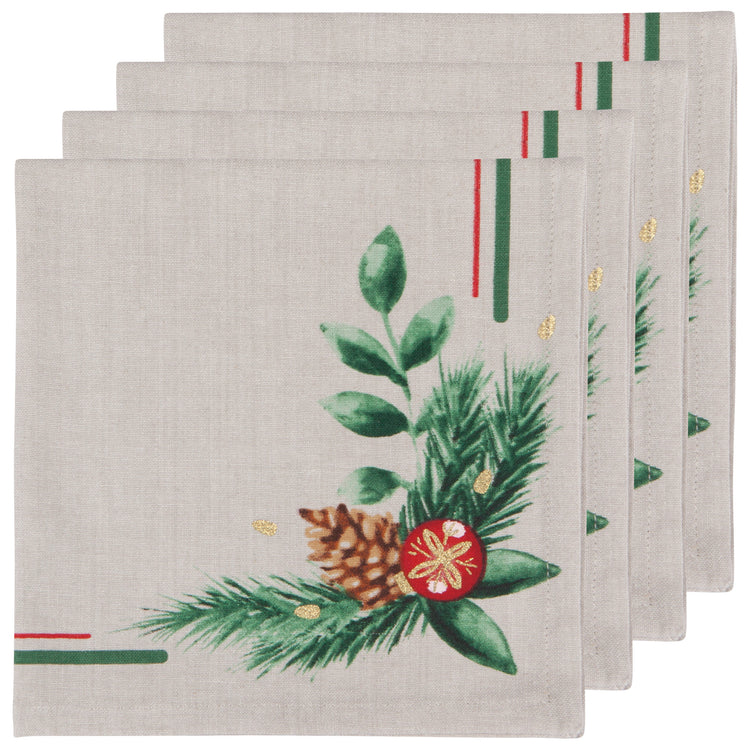 Deck The Halls Napkins Set of 4