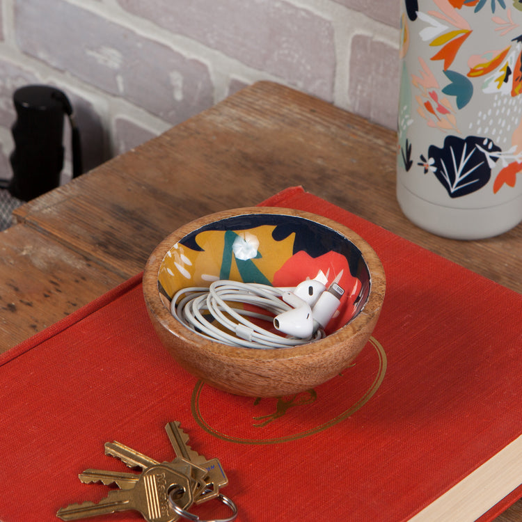 Superbloom Mango Wood Mini Bowl