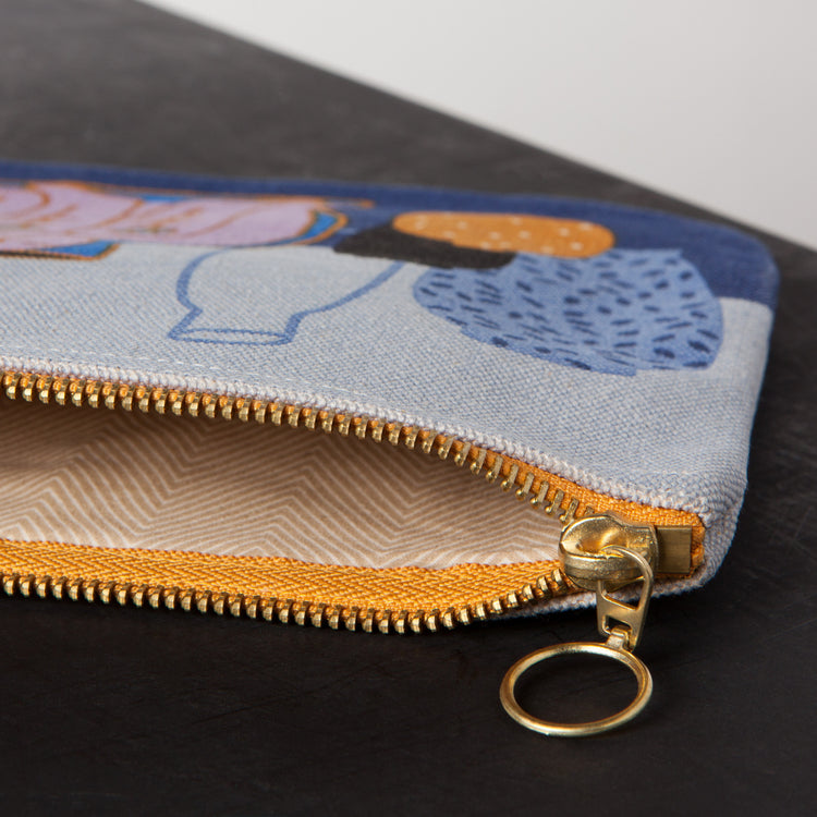 Still Life Large Zipper Pouch