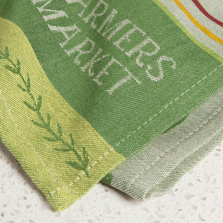 Farmer's Market Woven Jacquard Dishtowel