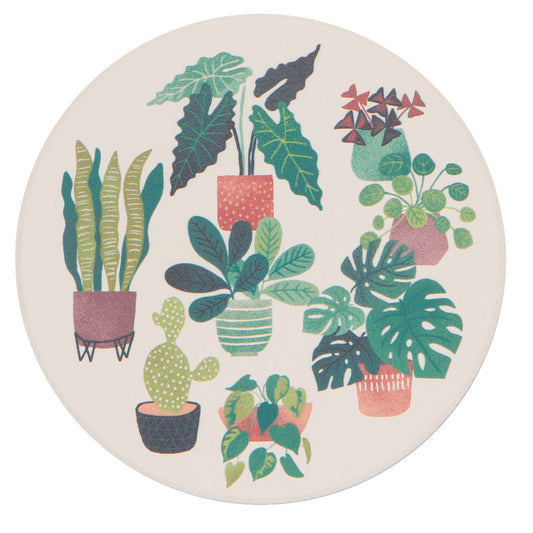 Let It Grow Soak Up Coasters Set of 4