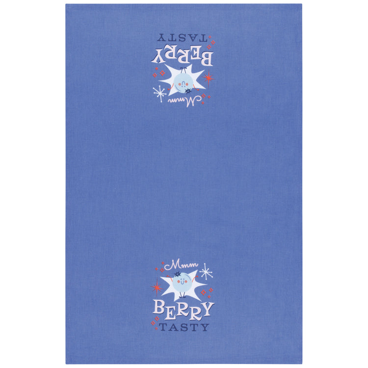 Cheeky Berry Printed Cotton Dishtowel