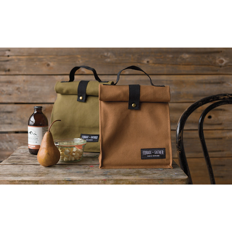 Forage And Gather Brown Lunch Bag