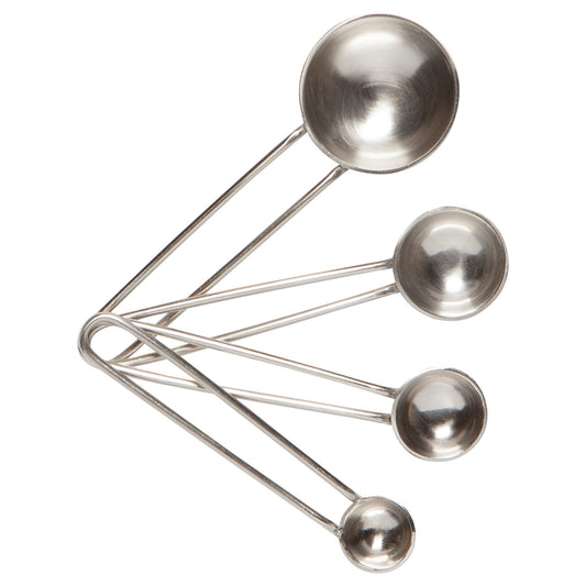 Stainless Steel Silver Measuring Spoon Set of 4