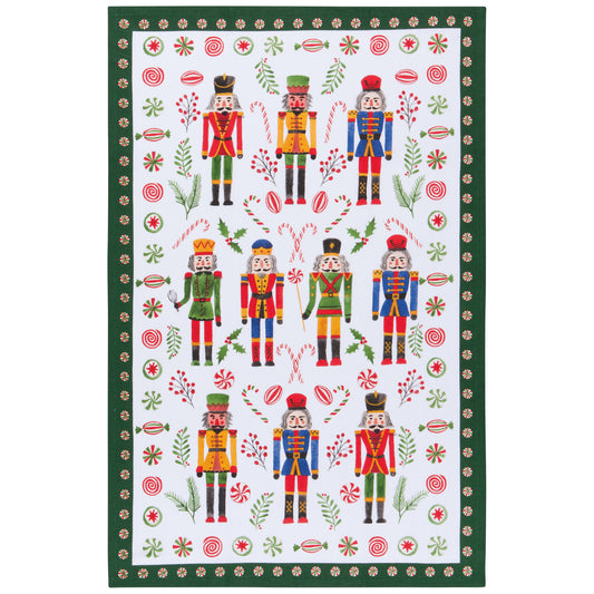 Nutcracker Christmas Printed Dishtowel