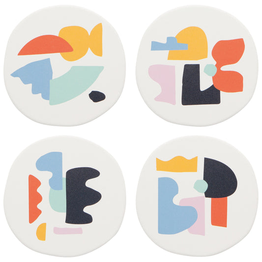 Doodle Soak Up Coaster Set of 4