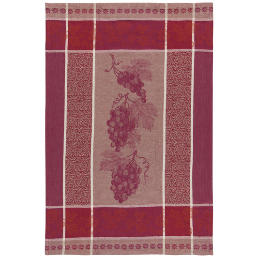 Grapes Woven Jacquard Dishtowel