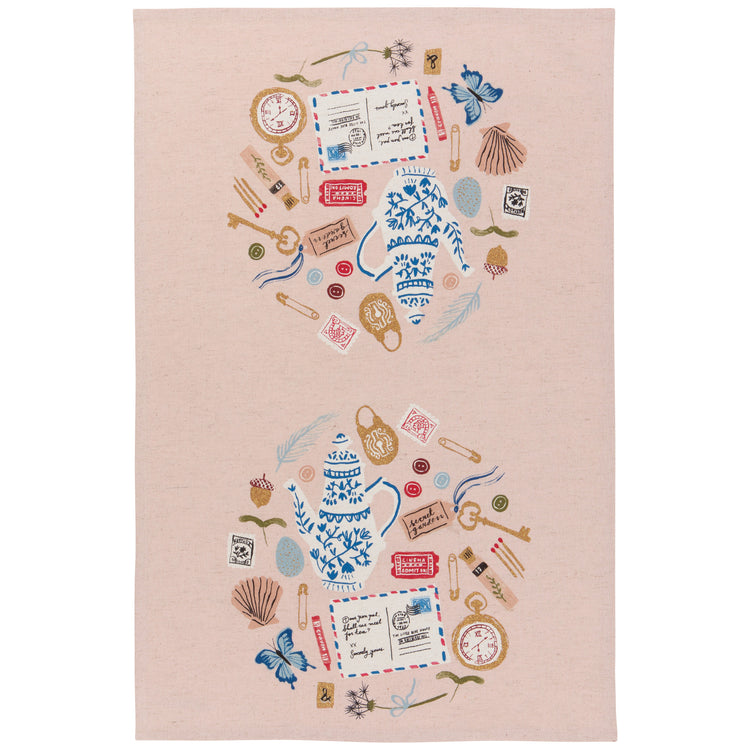 Finders Keepers Printed Dishtowel Set of 2
