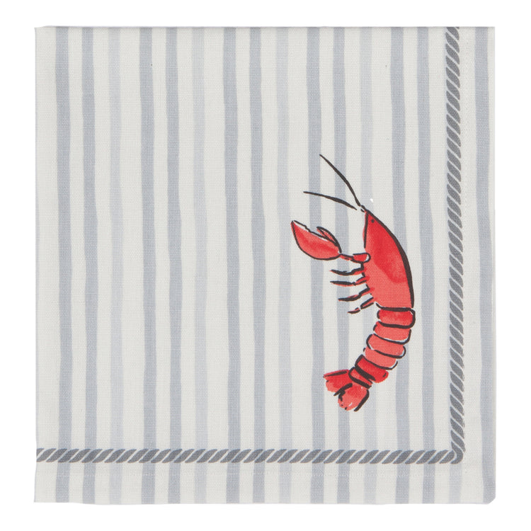 Lobster Printed Napkins Set of 4