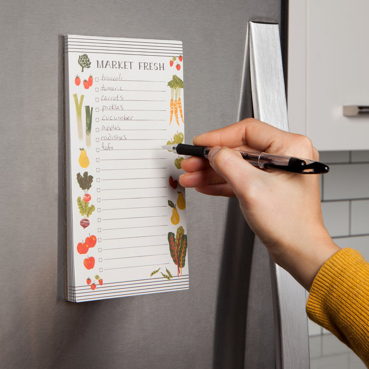 Farmers Market List It Magnetic Notepad