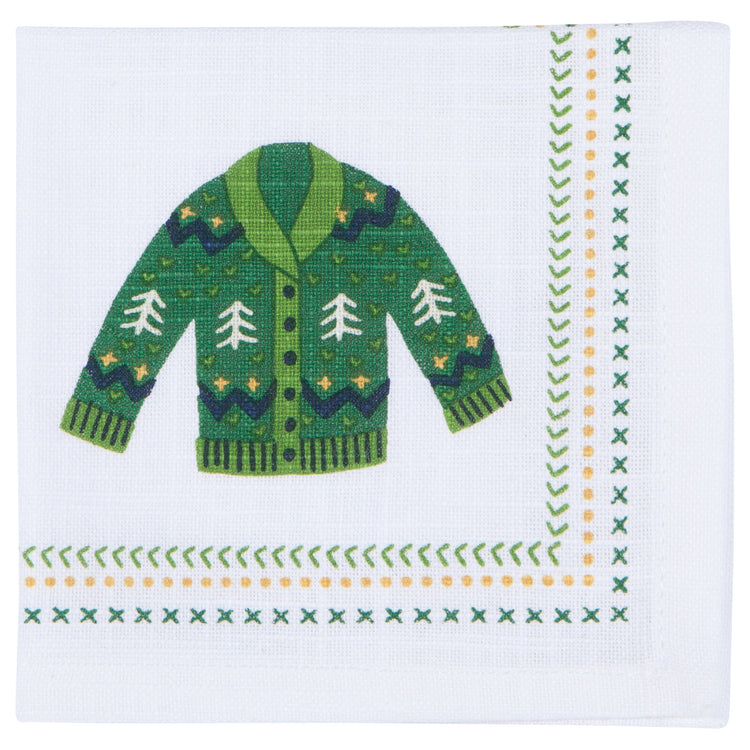 Ugly Christmas Sweaters Cocktail Napkins Set of 4