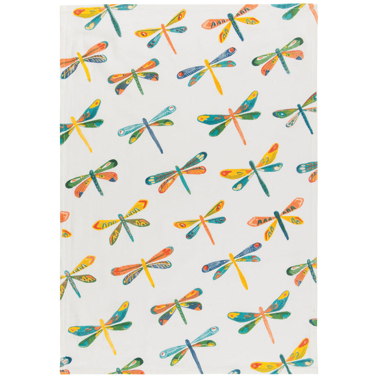 Dragonfly Baker's Floursack Dishtowels Set of 3