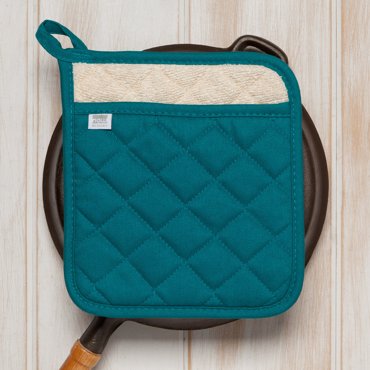 Superior Peacock Green Potholder