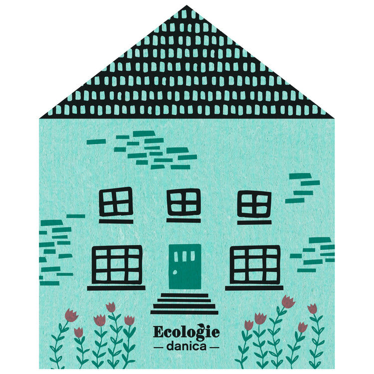 House Shaped Swedish Sponge Cloth