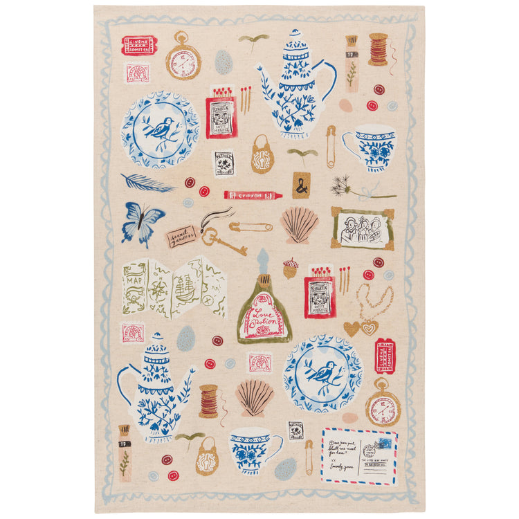 Finders Keepers Printed Dishtowel Set of 2