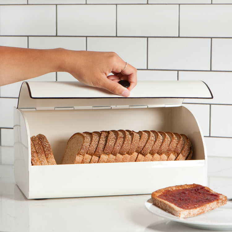 Ivory Bread Bin