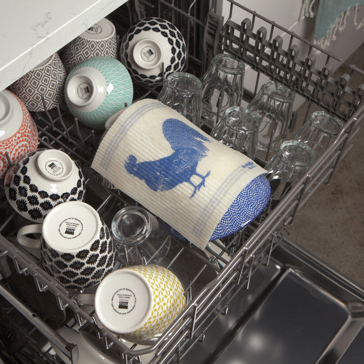 Rooster Française Swedish Sponge Cloth