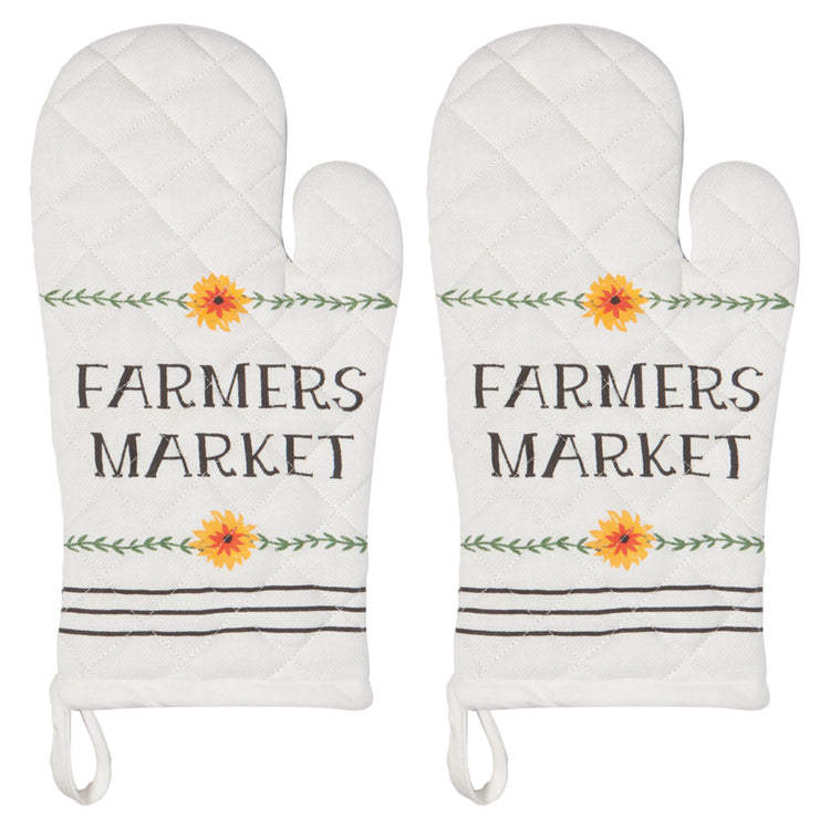 Farmers Market Spruce Oven Mitt