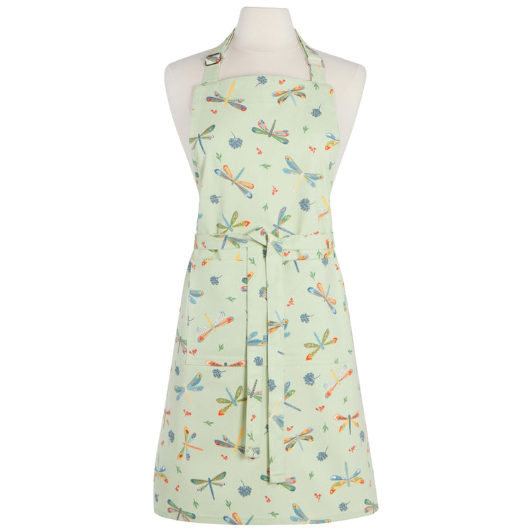 Dragonfly Chef's Cotton Kitchen Apron
