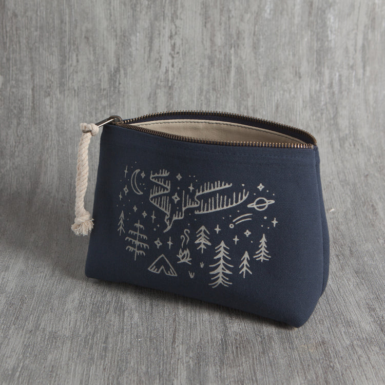 Stay Wild Small Cosmetic Bag
