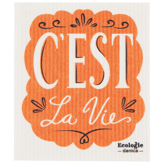 C'est La Vie Swedish Sponge Cloth