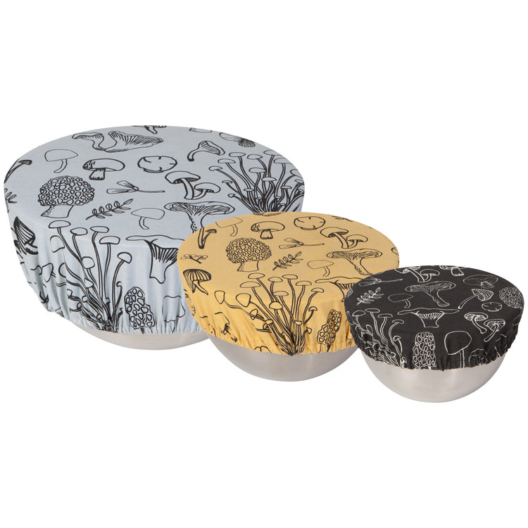 Fungi Bowl Covers Set of 3
