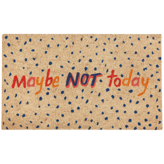 Maybe Not Coir Fibre Doormat