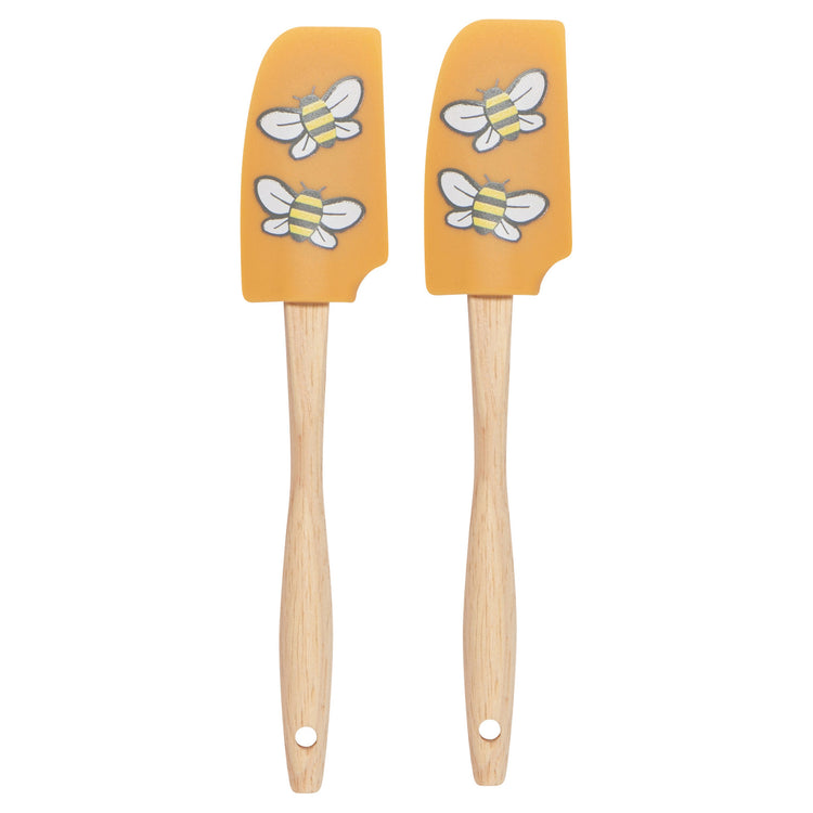 Bees Mini Silicone Spatulas Set of 2