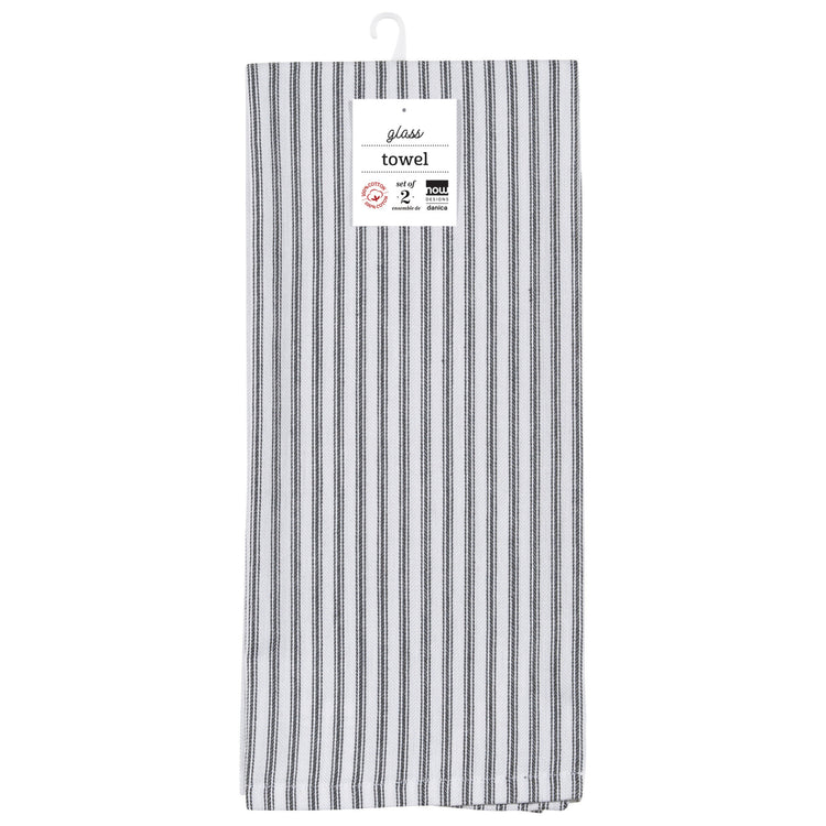 Glass Black Dishtowels Set of 2