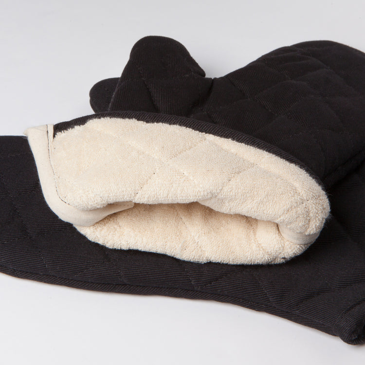 Superior Black Oven Mitt