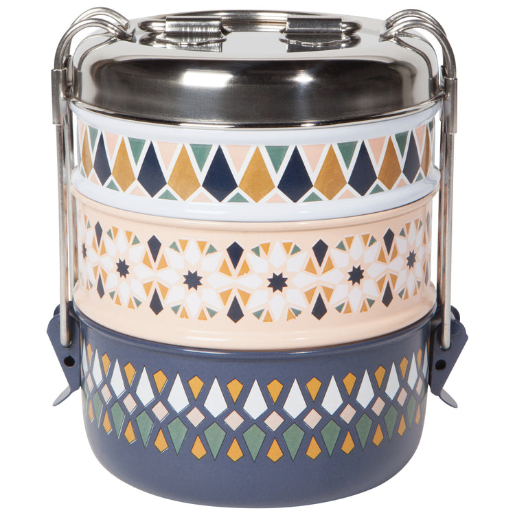 Kaleidoscope 3 Tier Tiffin