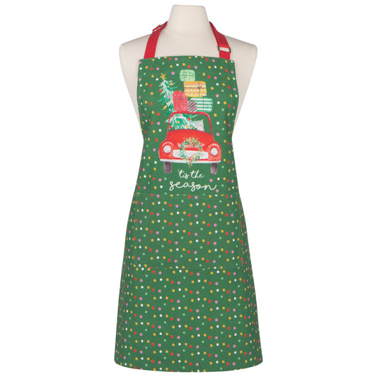 Winter Wheels Cotton Chef Apron
