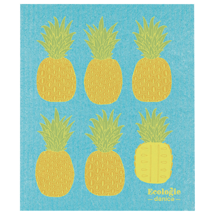 Pineapples Swedish Sponge Cloth
