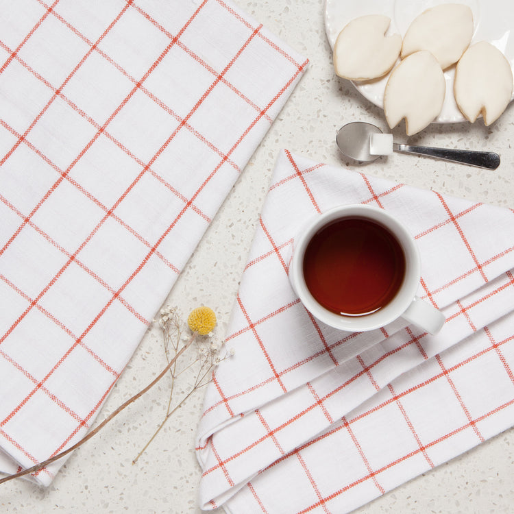 Clay Vintage Wash Dishtowels Set of 2