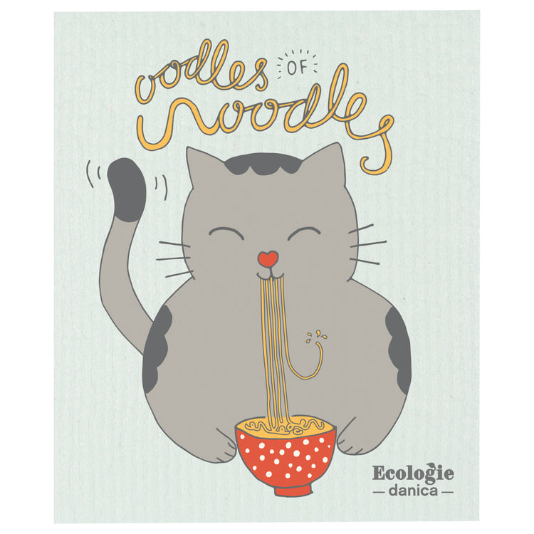 Oodles Of Noodles Swedish Dishcloth