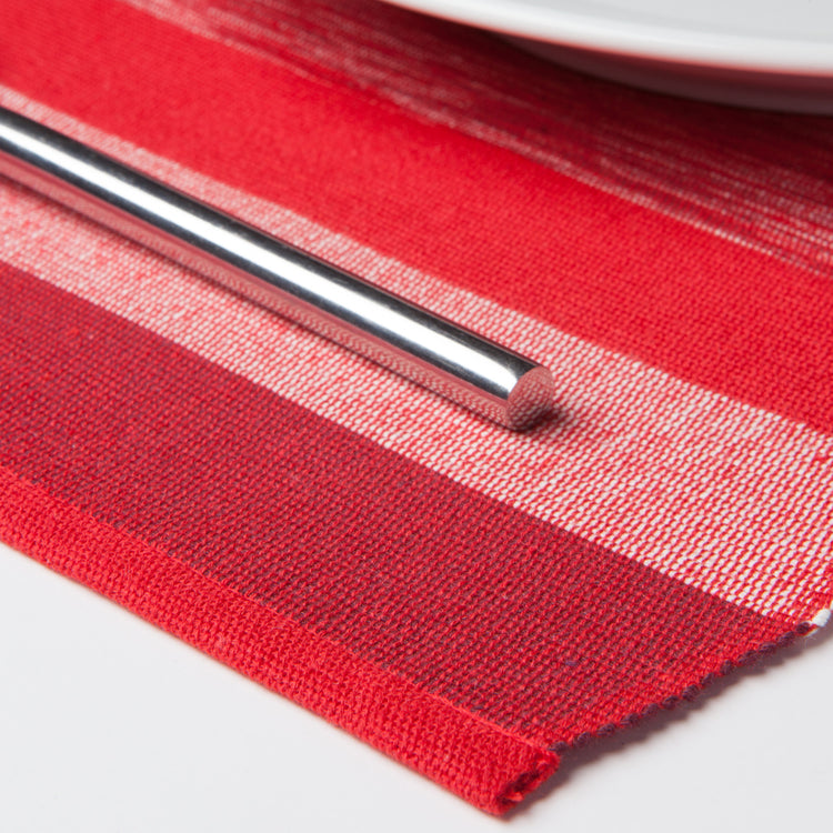 Second Spin Chili Red Check Placemats Set of 4