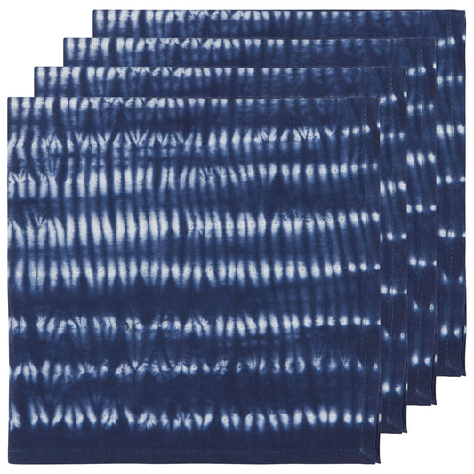 Tidal Block Print Napkins Set of 4