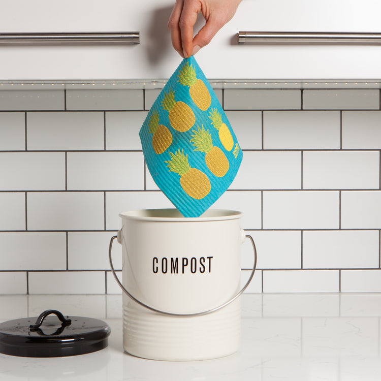Pineapples Swedish Sponge Cloth