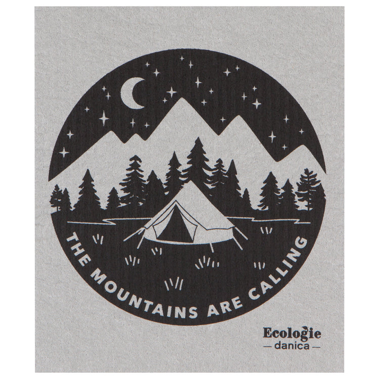 Mountains Calling Swedish Sponge Cloth