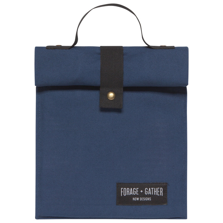 Forage And Gather Blue Lunch Bag