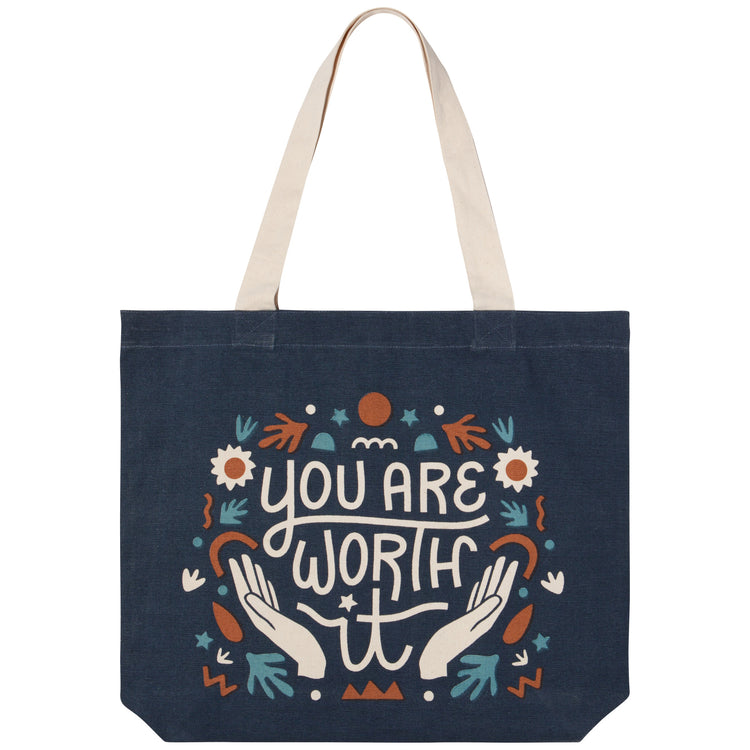 You Are Worth It Tote Bag