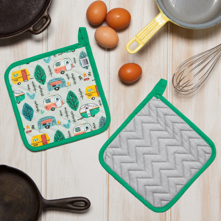 Happy Camper Potholder