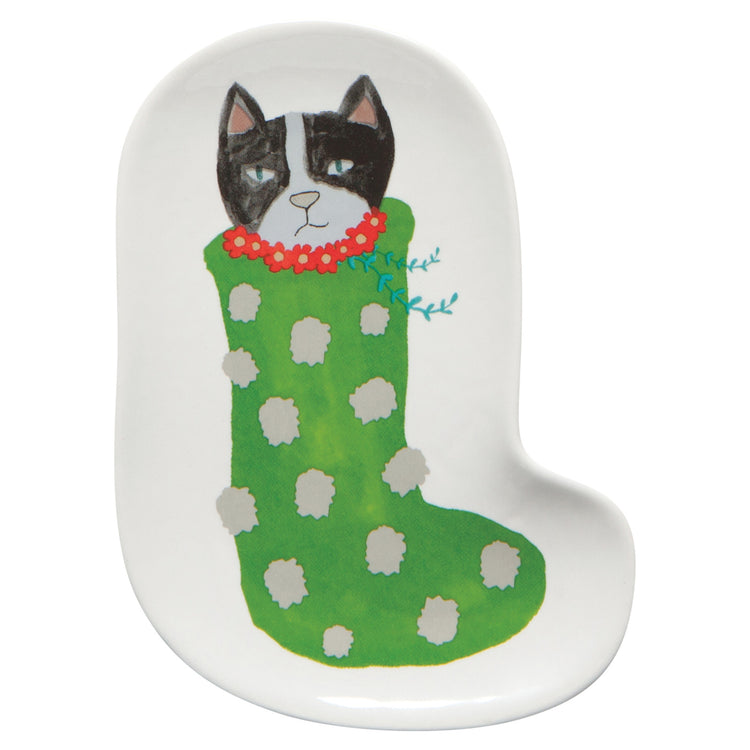 Meowy Christmas Shaped Dishes Set of 3