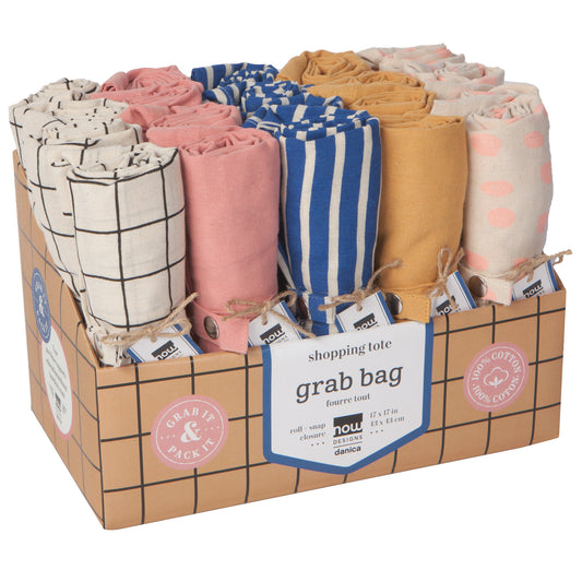 Boardwalk Tote Bag Counter Display - 20 Assorted